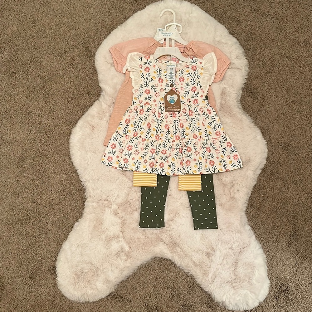 Toddler Girl 4 pieces Clothes Set - Picture 2 of 7